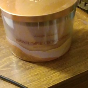 Brand new pumpkin maple creme caramel from Yankee Candle